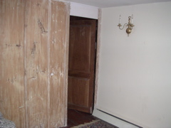 Door from the guest room to the living room