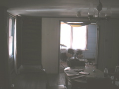 Another before pic, with drums in the dining room.