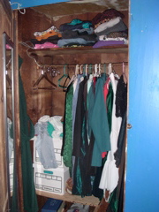 The closet also has another section on the right...